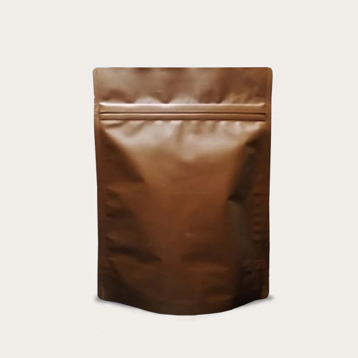 Chocolate packaging pouch with zipper