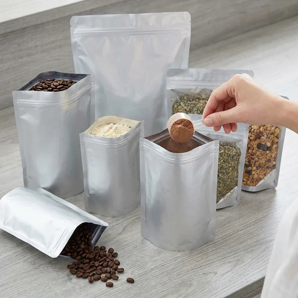 Food grade aluminum stand up pouch