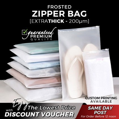 frosted zipper bag bangladesh