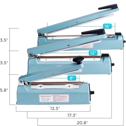Impulse Sealer Machine Bangladesh for sealing plastic bags foil pouches zipper pouches PackioBD
