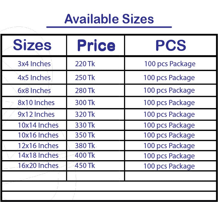 China PP Self Adhesive Poly Bag Bangladesh | Crystal Clear Packaging Bag